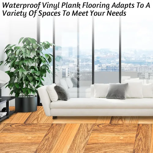 Vista 10 de 2 rollos de azulejos de vinilo para despegar y pegar, de 23.6 x 393.7 pulgadas, azulejos de vinilo de linóleo, tablones de vinilo impermeables