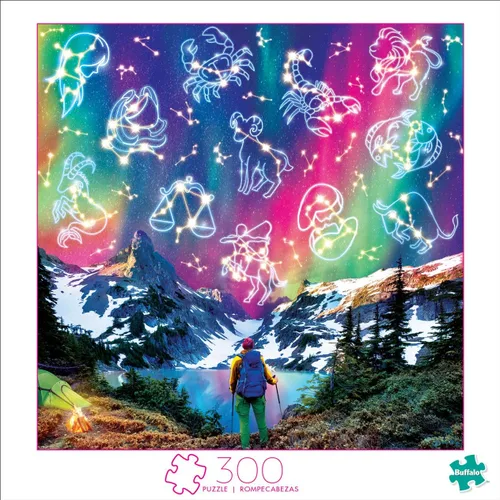 Vista 2 de Buffalo Games - Zodiak Mountain - Rompecabezas de 300 piezas grandes
