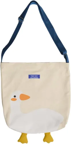 Vista 6 de AWXZOM Linda Bolsa de Lona - Bolsa Gráfica para Almuerzo y Comestibles