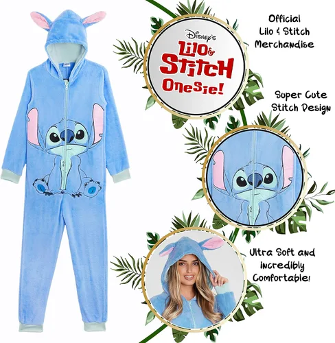 Vista 3 de Disney Pijamas de puntada para mujer Pijama mullido de Minnie Mouse Eeyore Maléfica Ropa de descanso Regalos de puntada