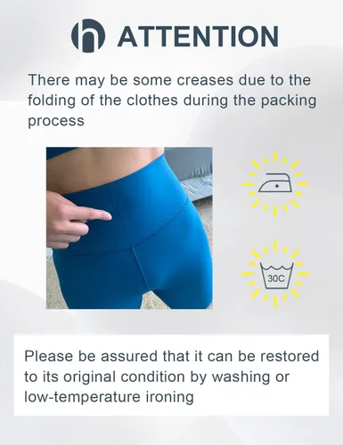 Vista 6 de HeyNuts Pure&Plain Workout ProYoga Pro 78 - Leggings atléticos para mujer, pantalones de compresión de cintura alta con control de abdomen, 25