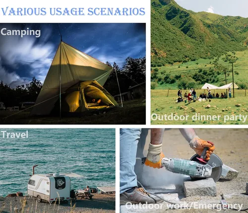 Vista 8 de Inversor de Potencia de Onda Senoidal Pura 1000W DC12V a AC 110V con enchufes duales y USB, kit con LCD y control remoto. (1000W)