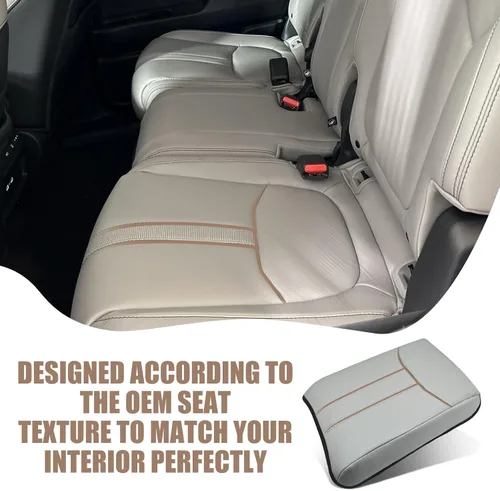 Vista 2 de Muslogy Funda para reposabrazos de consola central para Honda Pilot 2023-2026, Ridgeline/Passport 2024-2026, accesorios de pasaporte, almohadilla