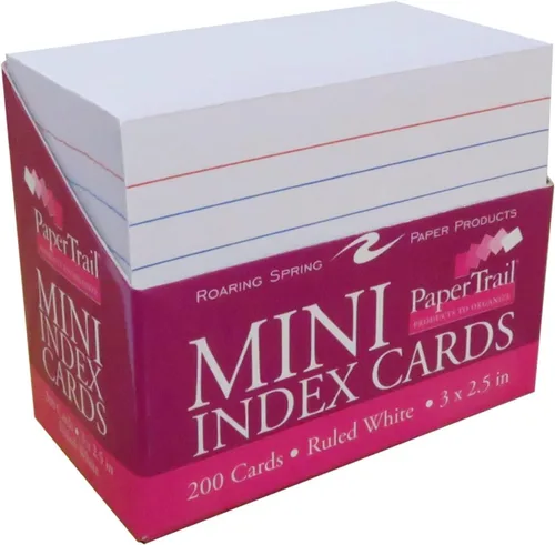 Vista 39 de Roaring Spring Fichas de índice de 4 x 6 pulgadas, caja a granel de 36 paquetes de 100 cada uno, papel de índice blanco liso 100#, rayado