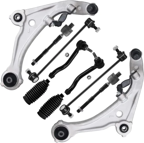 Vista 772 de Detroit Axle - Kit de suspensión delantera de 10 piezas para Hyundai Accent 2006-2011, 2 brazos de control inferiores, 4 barras de acoplamiento