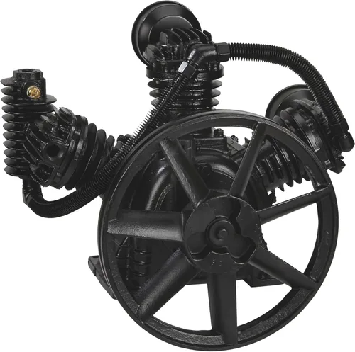 Vista 4 de NorthStar Bomba de compresor de aire - 2 etapas, 3 cilindros, 14.9 CFM a 90 PSI