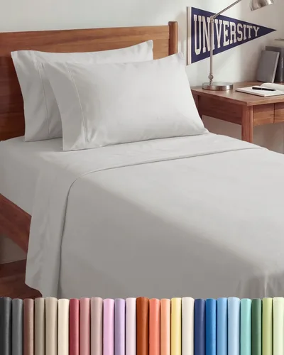 Vista 146 de Juego de sábanas Twin de 4 piezas - Cómodo, transpirable y refrescante - Juego de ropa de cama de lujo de hotel ultrasuave con bolsillos profundos