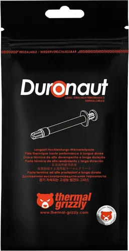 Vista 9 de Thermal Grizzly - Duronaut - Pasta térmica de alta durabilidad y alto rendimiento para máxima conductividad durante el overclock