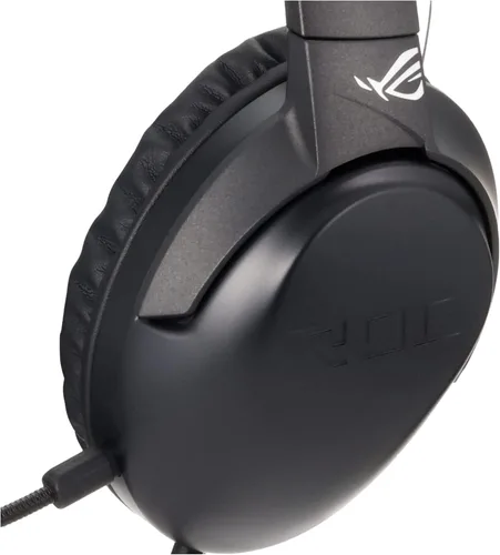 Vista 7 de ASUS ROG Strix Go Core Wired Gaming Headset 35mm Connector Lightweight Design Over-Ear Headphones for PC Mac Nintendo Switch and PS4 Black