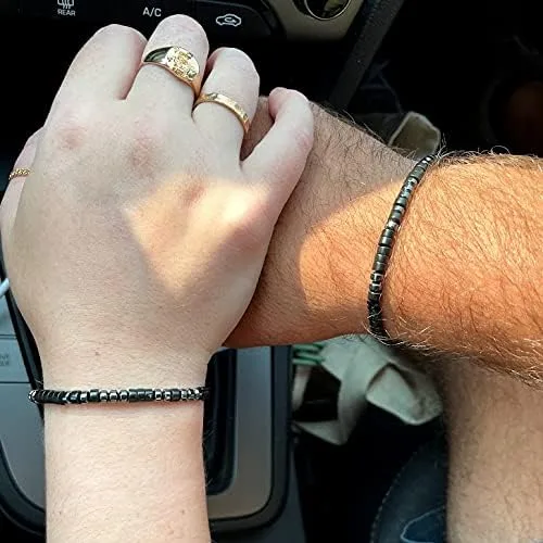 Vista 2 de Pulsera inspiradora de código Morse para el Día de la Madre, cumpleaños, cumpleaños, mamá, madre, padre, hija, tía, abuela, joyería con cuentas