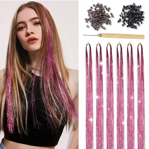 Vista 33 de Extensiones de cabello humano real con broches, 4.23 oz, 7 unidades, extensiones de cabello humano real con clip, de 14 pulgadas, rubio ceniza a