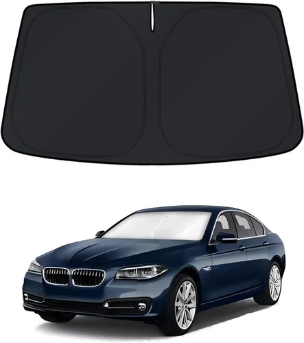 Vista 163 de KUST Parasol para parabrisas para BMW X1 F48 2016, 2017, 2018, 2019, 2020, 2021, 2022, accesorios de ajuste personalizado, parasol plegable