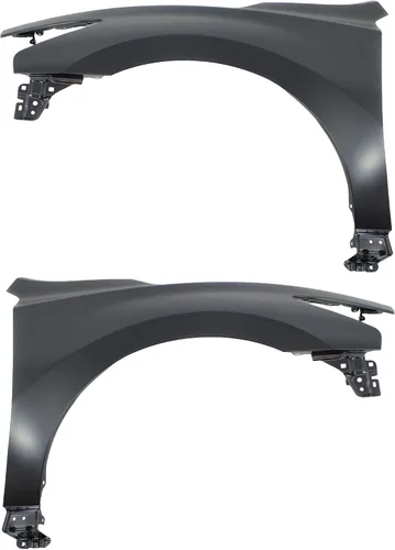 Evan Fischer Juego de guardabarros compatible con Nissan Altima 2013-2015 imprimado, acero, Sedan NI1241205