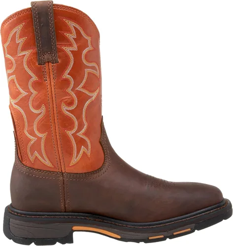 Vista 6 de Ariat Zuecos de acero con punta cuadrada para hombre Workhog