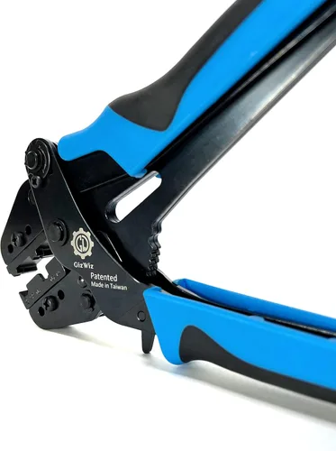 Vista 6 de Herramienta de crimpado de trinquete de acción paralela para terminales de bandera no aislados AWG 22-18/16-14 G-E2F1