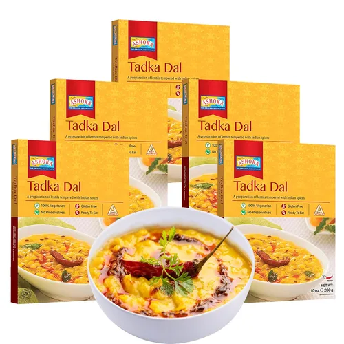 Vista 26 de Ashoka Comidas indias listas para comer desde 1930, 100% vegetariano Dal Makhani, comida india totalmente natural cocinada tradicionalmente, a base