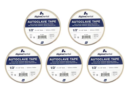 Vista 8 de Rollo de cinta autoclave de 60 yardas, indica esterilización para herramientas dentales, instrumentos quirúrgicos y accesorios de tatuaje, cinta