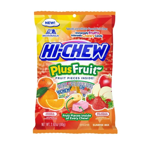 Vista 20 de HI-CHEW Mezcla de Bayas, Paquete de 6 Bolsas, 3.17 oz cada una - Mora, Cereza, Frambuesa, Dulce Suave y Masticable Único y Divertido - Imensamente