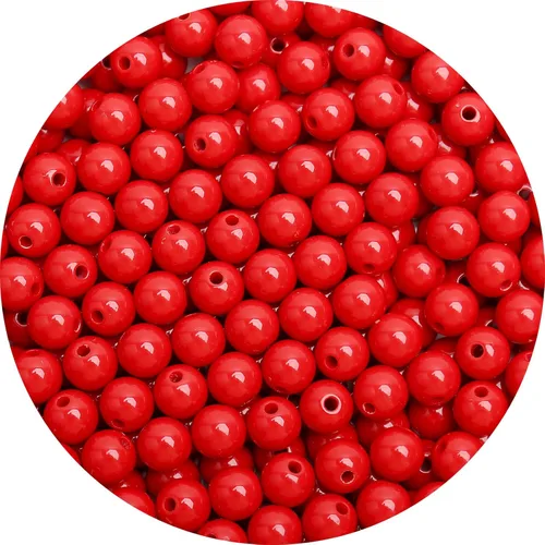 Vista 27 de BONNY BOXX 2000 cuentas redondas acrílicas de zafiro liso de 0.157 pulgadas, bolas de goma de mascar de resina plástica para hacer collares