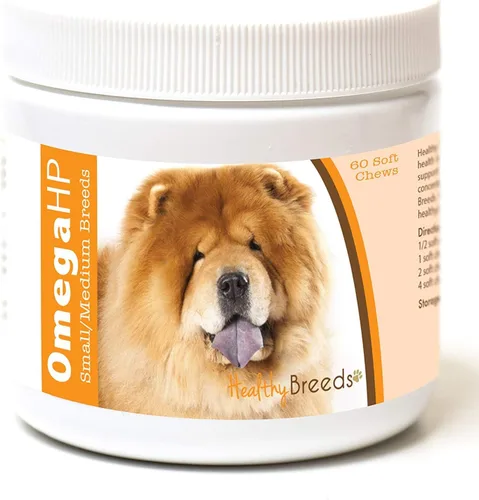 Vista 37 de Healthy Breeds Affenpinscher Omega HP - Masticables suaves para piel y pelaje, 60