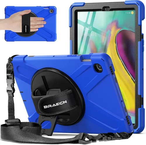 Vista 12 de BRAECNstock Para Samsung Galaxy Tab S5e Funda 10.5 Pulgadas 2019 (SM-T720/T725/T727) Con Protector De Pantalla Soporte De Lápiz Soporte