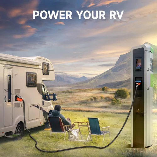 Vista 8 de H HZXVOGEN Kit de Cable de Generador de 30 Amperios y Caja de Entrada de Alimentación, Cable de Extensión RV de 15 Pies NEMA L14-30P/L14-30R STW