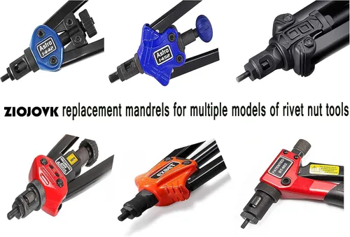 Vista 2 de ZIOJOVK M10 Punta de herramienta de tuerca remachadora, mandril de repuesto