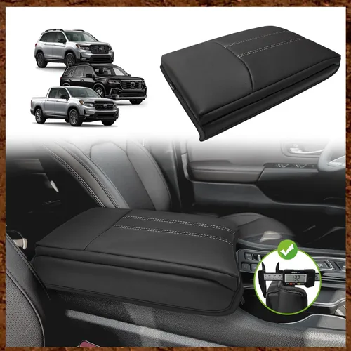 Vista 251 de Muslogy Funda para reposabrazos de consola central apta para Chevy Silverado/Tahoe y GMC Sierra/Yukon 2007-2013, cómoda almohadilla