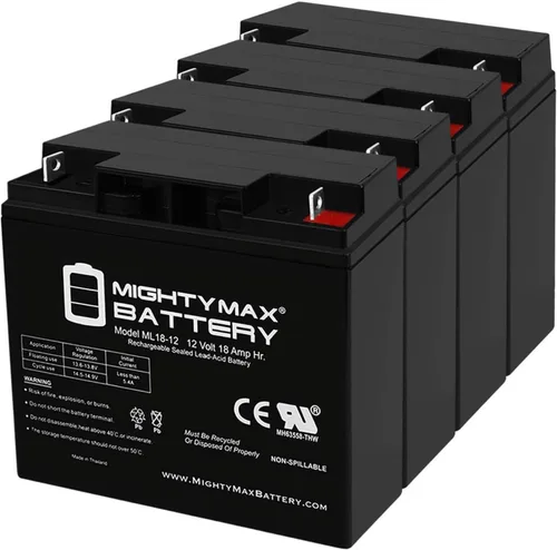 Vista 10 de Mighty Max Battery ML18-12 - Batería de 12 V 18 AH que reemplaza a PS-12180 BP17-12 LCRD1217P ES17-12 D5745
