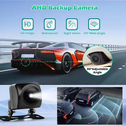 Vista 7 de Radio estéreo de coche para Toyota Highlander 2009 2010 2011 2012 2013 2014 con Carplay inalámbrico Android Auto, 4+64G 10.1 pulgadas HD IPS