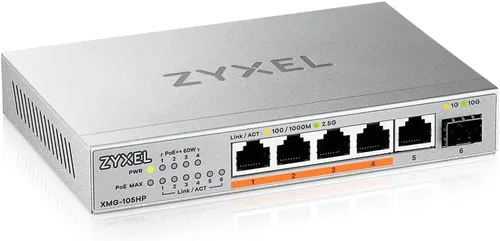 Vista 7 de Zyxel Conmutador Ethernet de red de 5 puertos No administrado 2.5G