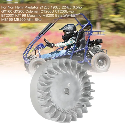 Vista 7 de GREHUA Aluminum 212cc Flywheel 10krpm Compatible with Predator 212 Non Hemi Ghost 196cc 224cc 69730 69736 6.5Hp GX160 GX200 BSP Tilly Engine Coleman
