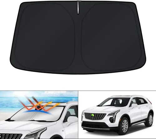 Vista 136 de KUST Parasol para parabrisas para BMW X1 F48 2016, 2017, 2018, 2019, 2020, 2021, 2022, accesorios de ajuste personalizado, parasol plegable