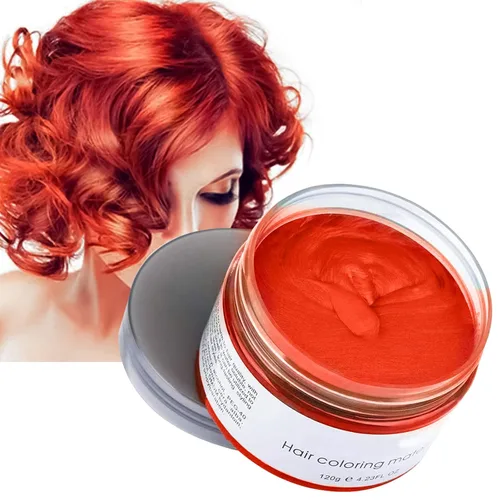 Vista 14 de Cera temporal para teñido del cabello, spray de color para el cabello, cera natural para el cabello, tinte temporal para el cabello para niños