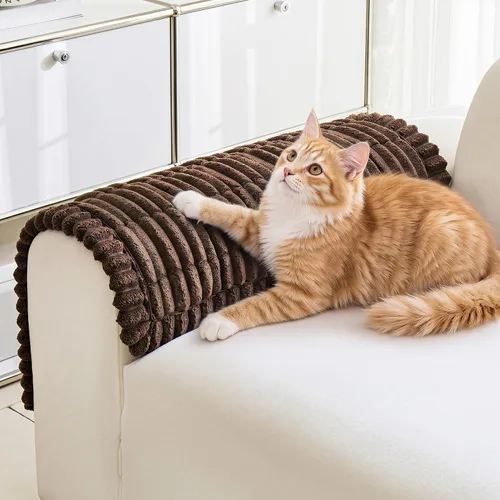 MYSKY HOME Fundas para sofá de 3 cojines, aptas para mascotas, fundas de sofá lavables para mascotas, fundas protectoras de muebles, fundas