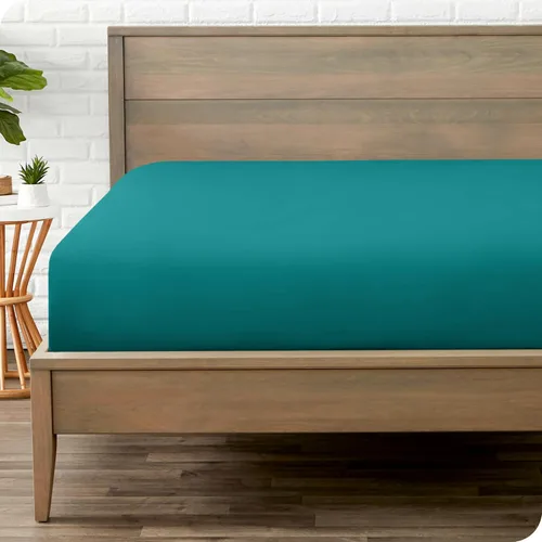 Vista 127 de Bare Home - Sábana bajera ajustable tamaño individual XL, microfibra 1800 muy suave y duradera, para colchones altos; color blanco