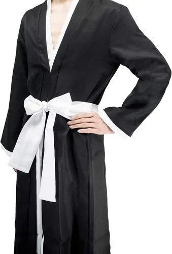 Vista 5 de Costume for Anime Character Cosplay Bat Sleeve Cloak and Pants Loose Black S to XXL (XL)