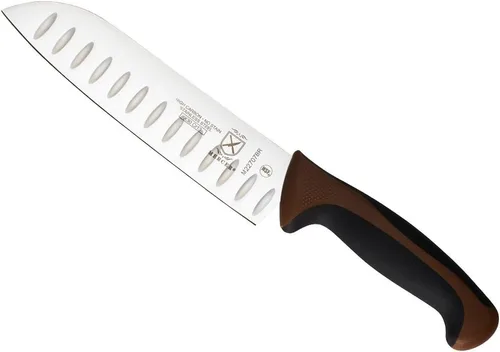 Vista 37 de Mercer Culinary Millennia Colors - Cuchillo para pan de acero inoxidable, borde ondulado de 10 pulgadas de ancho, color gris