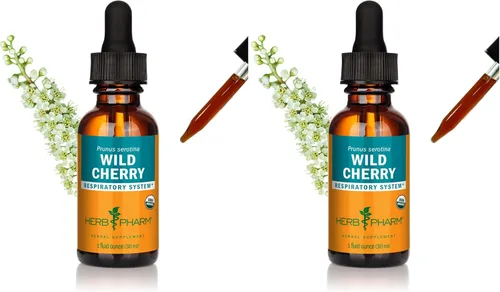 Vista 10 de Herb Pharm Extracto líquido de corteza de cereza silvestre orgánico certificado para apoyo respiratorio - 1 onza (DWCHER01)