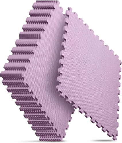 Vista 16 de Tapete de gimnasio en casa, tapete de ejercicio de rompecabezas, baldosas de espuma EVA entrelazadas para equipos de entrenamiento en casa y áreas