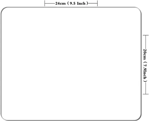 Vista 4 de Alfombrilla de mouse rectangular de dragón azul de fuego frío, alfombrilla de mouse rectangular de goma antideslizante, alfombrilla de mouse