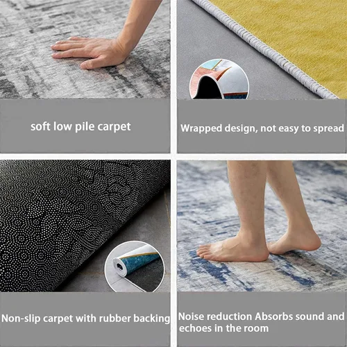 Vista 6 de Alfombra de pasillo con diseño floral de rosas, de 1.3 x 7 pies, romántica con estampado de rosas rojas, alfombras de pasillo de gran área