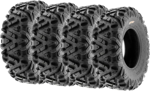 Vista 12 de Juego de 4 neumáticos todo terreno SunF Power.I ATV UTV 27x9x14 y 27x11x14, 6PR, 4 piezas, sin cámara A033