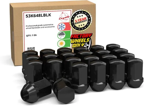 Vista 12 de Wheel Accessories Parts 20 tuercas de llanta estilo OEM de 9/16"-18 roscas de 1.65 pulgadas de largo cromadas 7/8" 0.866 in hexagonales