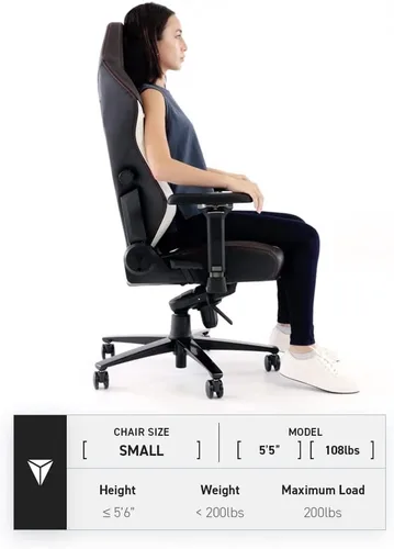Vista 5 de Secretlab Titan Evo 2022 - Silla clásica para juegos - Silla reclinable - Silla ergonómica y cómoda para computadora con reposabrazos 4D - Almohada