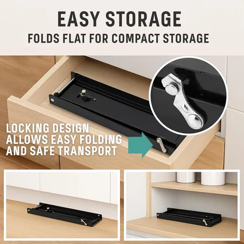 Vista 8 de Foot Can Crusher for Recycling – Black Metal Heavy Duty Can Crusher Foot Operated Manual Press Tool for Home and Portable Soda Bottle Smashing