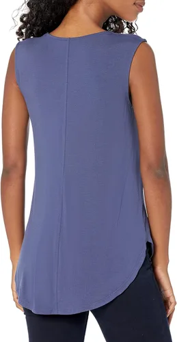 Vista 2 de Tienda Essentials Women's Jersey Standard-Fit V-Neck Tank Top (Previously Daily Ritual), Multipacks