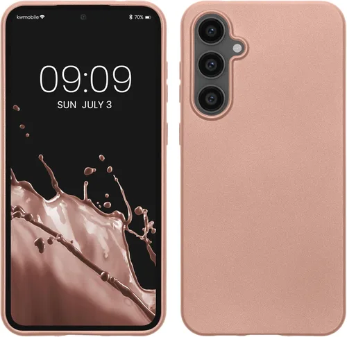 Vista 61 de kwmobile Funda compatible con Samsung Galaxy S23 - Funda protectora de silicona TPU suave y delgada - Piedra antigua