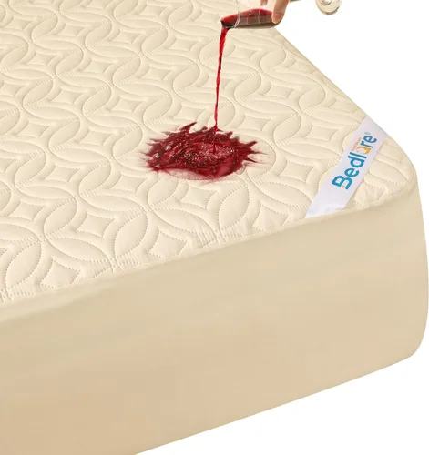 Vista 11 de BEDLORE Protector de colchón impermeable, tamaño California King, con bolsillo profundo de 6 a 18 pulgadas de profundidad, suave y silencioso, a