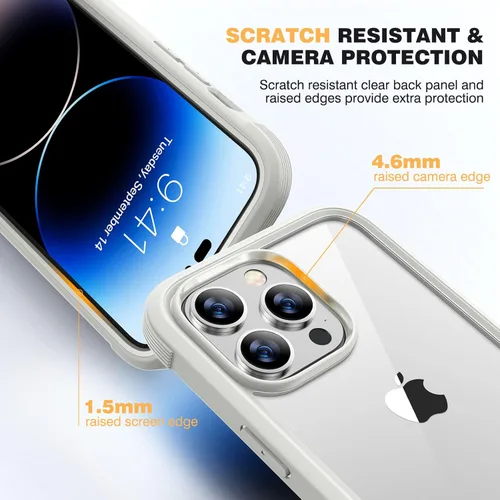Vista 97 de DIACLARA - Funda transparente compatible con iPhone XR 6.1 pulgadas 2018